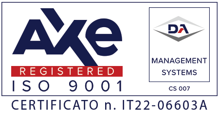 Azienda certificata ISO 9001:2015